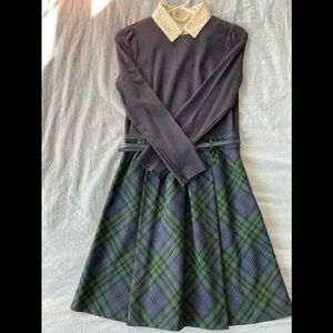 AlmostNew Scotch Plaid Preppy Style Dress